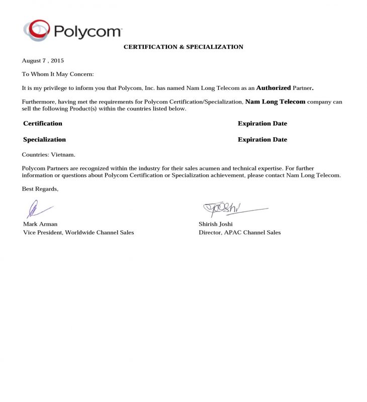  Nam Long đạt Silver Partner của Polycom