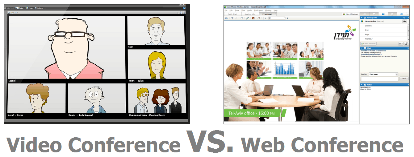Video conference và Web conference khác biệt ra sao
