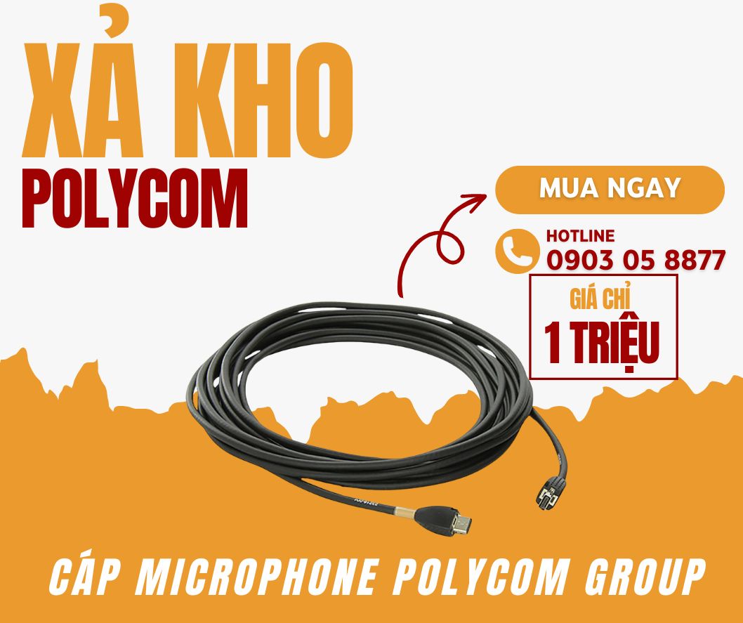 Cáp microphone Polycom Group