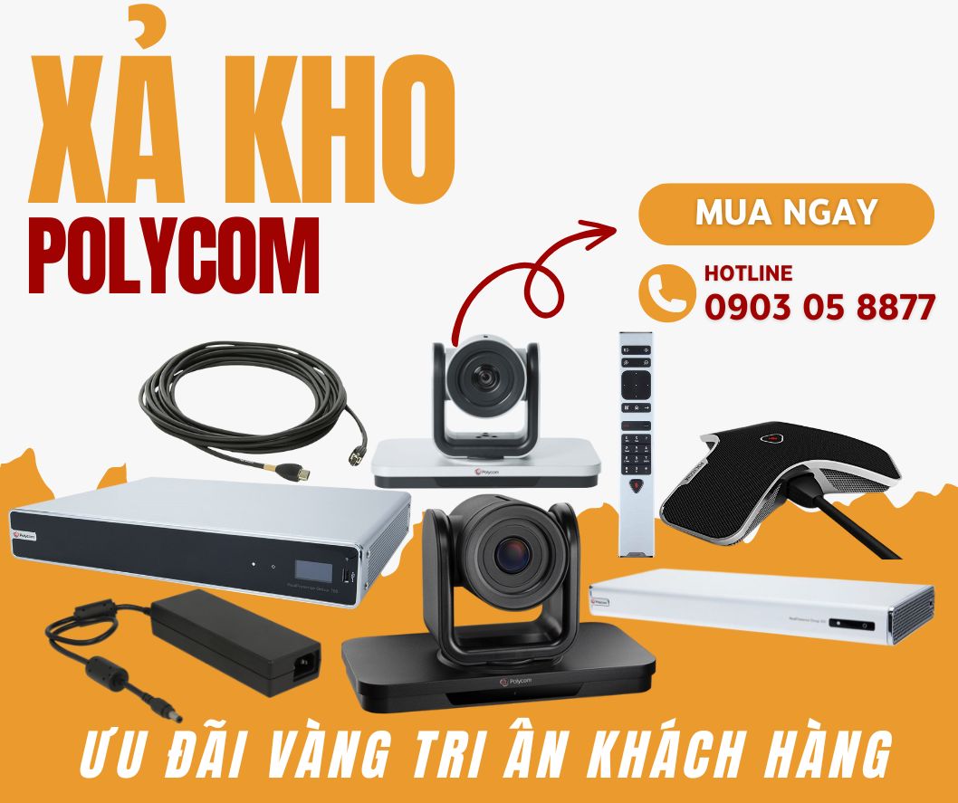 Nam Long Telecom xả kho các thiết bị polycom giá ưu đãi nhất thị trường