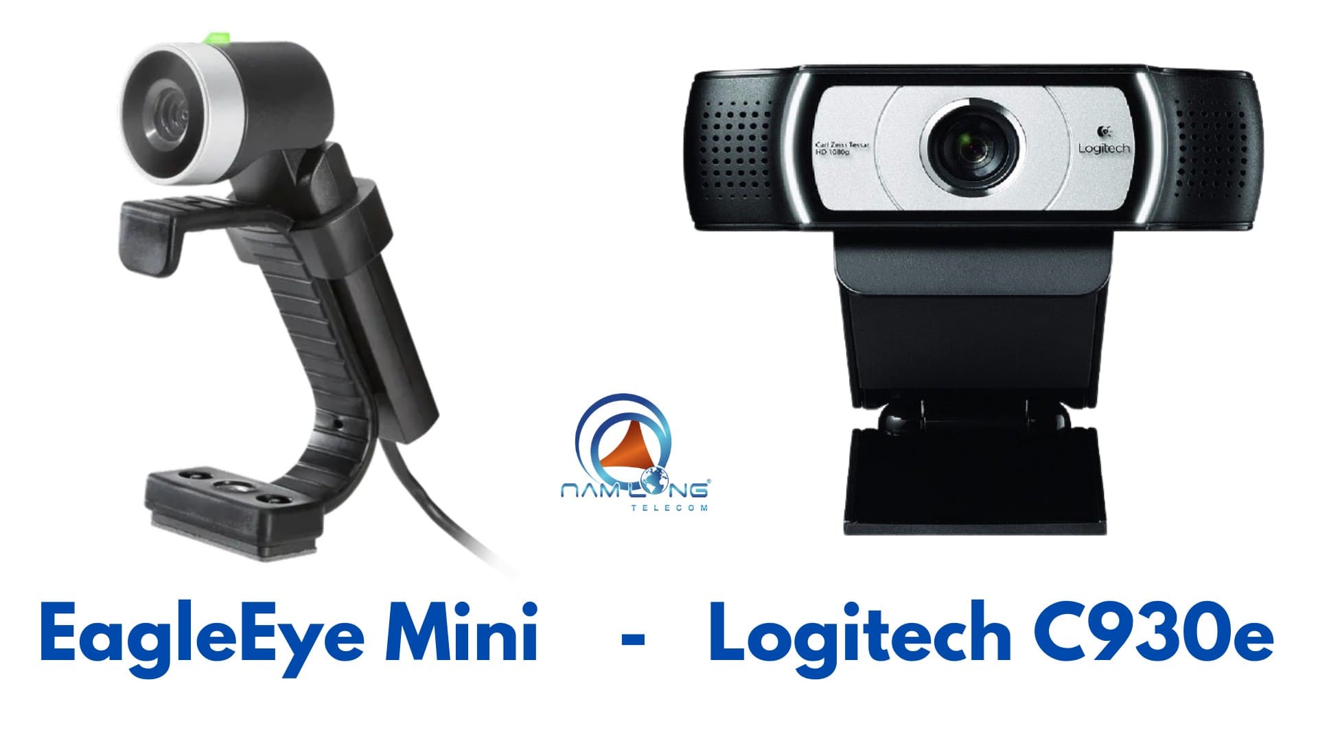 So sánh webcam Logitech C930e 1080p và Poly EagleEye Mini